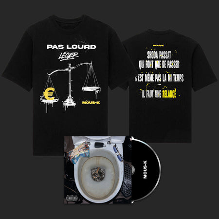 Pack T-shirt Mous-K pas lourd relance + CD