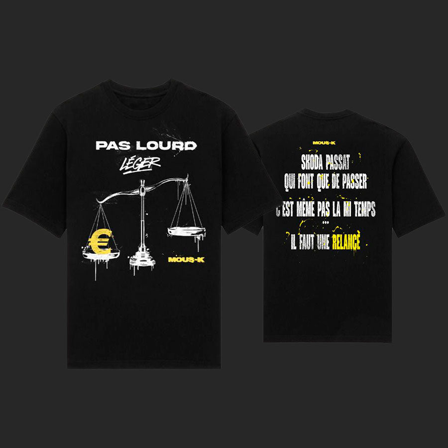 t-shirt Mous-K pas lourd relance
